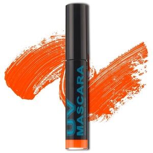 Ultraviolet UV Neon Orange Glow in the Dark Vegan Mascara NEW WITH TAGS